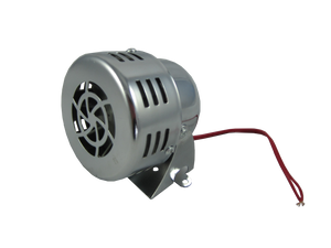 JDMSPEED New 12V Chrome Civil Air Raid Alarm Horn Tornado Alarm Motor Driven Universal