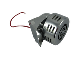 JDMSPEED New 12V Chrome Civil Air Raid Alarm Horn Tornado Alarm Motor Driven Universal