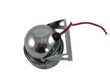 JDMSPEED New 12V Chrome Civil Air Raid Alarm Horn Tornado Alarm Motor Driven Universal