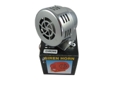 JDMSPEED New 12V Chrome Civil Air Raid Alarm Horn Tornado Alarm Motor Driven Universal