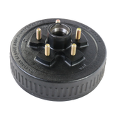 JDMSPEED New Trailer Brake Hub Drum Kit 5 on 4.5" 10" X 2-1/4" Fits 3500 lbs axle -22001K