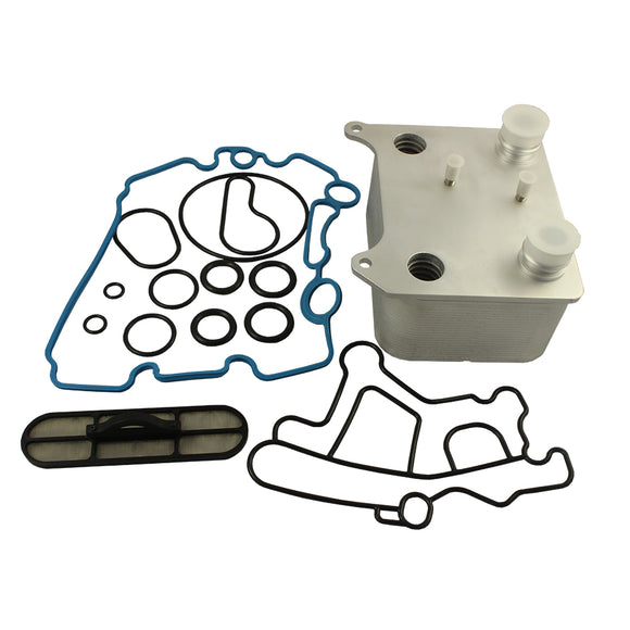 JDMSPEED New Oil Cooler Kit For 2003-07 Ford Powerstroke Diesel 6.0L F250 F350 F450 F550