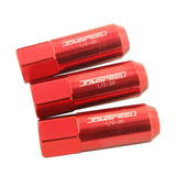 JDMSPEED 20pcs Red Extended Forged Aluminum Tuner Racing Wheel Lug Nuts For Ford Mustang