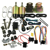 JDMSPEED New 2 Door Shaved Handle Door Popper Kit With Remote 85 lb