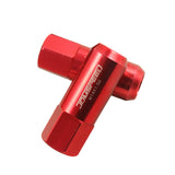 JDMSPEED Red 20PCS M14X1.5 60MM Extended Forged Aluminum Wheel Rim Tuner Racing Lug Nuts
