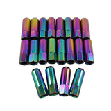 JDMSPEED NEO CHROME 20PC 12X1.25MM 60MM EXTENDED FORGED ALUMINUM TUNER RACING LUG NUT
