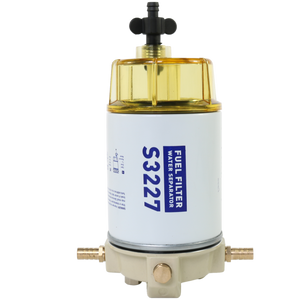 JDMSPEED Fuel Filter/Water Separator Complete Kit 320R-RAC-01Fits Racor Spin-On 10 Micron