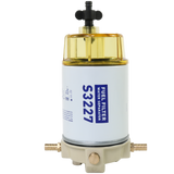JDMSPEED Fuel Filter/Water Separator Complete Kit 320R-RAC-01Fits Racor Spin-On 10 Micron