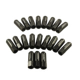 JDMSPEED 20PC 12X1.25MM 60MM EXTENDED FORGED ALUMINUM TUNER RACING LUG NUT BLACK