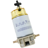 JDMSPEED Fuel Filter/Water Separator Complete Kit 320R-RAC-01Fits Racor Spin-On 10 Micron