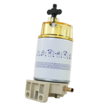 JDMSPEED Fuel Filter/Water Separator Complete Kit 320R-RAC-01Fits Racor Spin-On 10 Micron