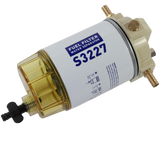 JDMSPEED Fuel Filter/Water Separator Complete Kit 320R-RAC-01Fits Racor Spin-On 10 Micron