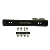 JDMSPEED Black Universal Front Bumper License Plate Bracket Side Mount Relocator Holder