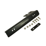 JDMSPEED Black Universal Front Bumper License Plate Bracket Side Mount Relocator Holder