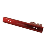 JDMSPEED Red Universal Front Bumper License Plate Bracket Side Mount Relocator Holder
