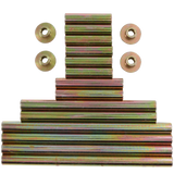 JDMSPEED Stainless A Arm Bushing Kit UTV For 2008-2014 Polaris RZR 800, 4 800, S 800