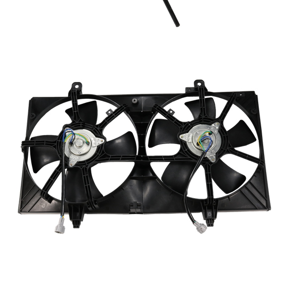 JDMSPEED Front Condenser Radiator Cooling Fan 2.5L 3.5L For Nissan Altima Maxima w/ Motor