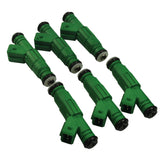JDMSPEED 6pcs Upgrade Fuel Injectors 0280156045 For 2003 2004 Cadillac CTS 3.2L V6