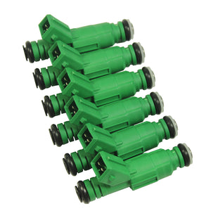 JDMSPEED 6pcs Upgrade Fuel Injectors 0280156045 For 2003 2004 Cadillac CTS 3.2L V6