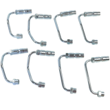 JDMSPEED SET OF 8 FUEL INJECTOR LINES FIT FOR 2001-04 CHEVY CHEVROLET GMC DURAMAX 6.6 LB7