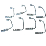 JDMSPEED SET OF 8 FUEL INJECTOR LINES FIT FOR 2001-04 CHEVY CHEVROLET GMC DURAMAX 6.6 LB7