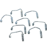 JDMSPEED SET OF 8 FUEL INJECTOR LINES FIT FOR 2001-04 CHEVY CHEVROLET GMC DURAMAX 6.6 LB7