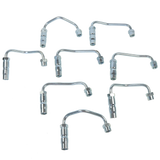 JDMSPEED SET OF 8 FUEL INJECTOR LINES FIT FOR 2001-04 CHEVY CHEVROLET GMC DURAMAX 6.6 LB7
