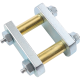 JDMSPEED Greasable Shackle Spring Bolt Link Kit Fits Heavy Duty Tandem Axle Truck Trailer