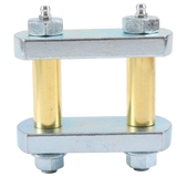 JDMSPEED Greasable Shackle Spring Bolt Link Kit Fits Heavy Duty Tandem Axle Truck Trailer