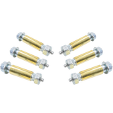 JDMSPEED Greasable Shackle Spring Bolt Link Kit Fits Heavy Duty Tandem Axle Truck Trailer