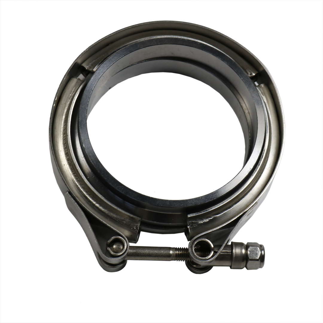 JDMSPEED 3'' 76mm VBand Stainless Steel Flange & Clamp Kit For Turbo