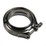 JDMSPEED 3'' 76mm V-Band Stainless Steel Flange & Clamp Kit For Turbo Exhaust Downpipes
