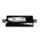 JDMSPEED NEW Universal 19" Stainless Steel ProXS Muffler Oval 2.5" Center/Center