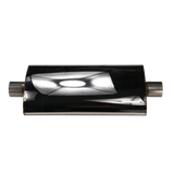 JDMSPEED NEW Universal 19" Stainless Steel ProXS Muffler Oval 2.5" Center/Center