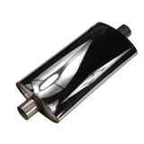 JDMSPEED NEW Universal 19" Stainless Steel ProXS Muffler Oval 2.5" Center/Center