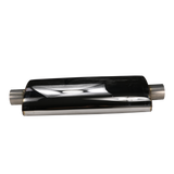 JDMSPEED NEW Universal 19" Stainless Steel ProXS Muffler Oval 2.5" Center/Center