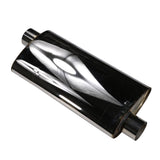 JDMSPEED Universal ProXS Muffler 19" Stainless Steel Oval 3" Offset/Offset