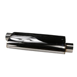 JDMSPEED Universal ProXS Muffler 19" Stainless Steel Oval 3" Offset/Offset