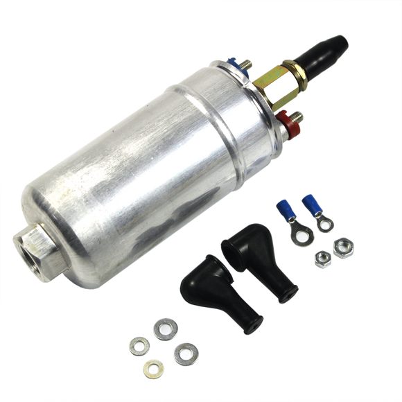 JDMSPEED Universal 12V 300LPH External Inline Fuel Pump Replacing For 0580254044