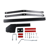 JDMSPEED 500lbs Folding Rack Cargo Basket Trailer Hitch Mount Luggage Carrier For SUV