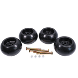 JDMSPEED 4 Pack Mower Deck Wheels Bolts For RZT50 RZT54 LT1050 SLT1554 HD 753-04856A
