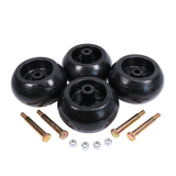 JDMSPEED 4 Pack Mower Deck Wheels Bolts For RZT50 RZT54 LT1050 SLT1554 HD 753-04856A