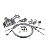 JDMSPEED Shifter Cables Trans Bracket w/ Shift Knob For RSX Type-S K-Swap EG EK K-Series