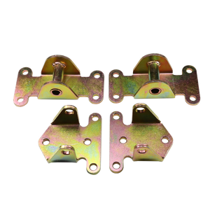 JDMSPEED Solid Motor Engine Mount Combo For Chevy SBC Frame Mount Rat Rod Hot Street