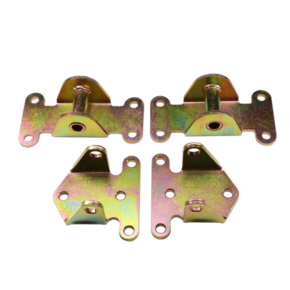 JDMSPEED Solid Motor Engine Mount Combo For Chevy SBC Frame Mount Rat Rod Hot Street