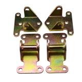 JDMSPEED Solid Motor Engine Mount Combo For Chevy SBC Frame Mount Rat Rod Hot Street