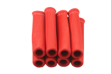 JDMSPEED 8Pcs Red 1200° Spark Plug Wire Boot Heat Shield Protector Sleeve BBC SBC 350 454