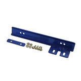 JDMSPEED Blue Universal Front Bumper License Plate Bracket Side Mount Relocator Holder