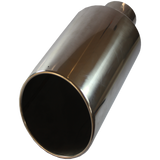 JDMSPEED Polished Stainless Steel Diesel Exhaust Tip 4" Inlet 8" Outlet 18" Long