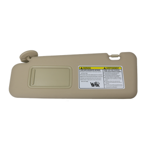 JDMSPEED Sun Visor Left Driver Side Beige Fits Toyota Highlander w/ Vanity Light 2008-13